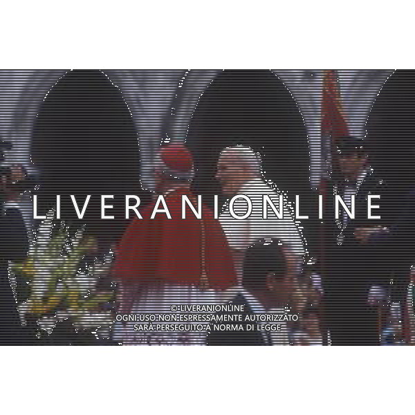 DIAP-15-17-06 1985 VENEZIA VISITA PASTORALE DEL PAPA GIOVANNI PAOLO II Karol Józef Wojtyła NELLA FOTO GIOVANNI PAOLO II Karol Józef Wojtyła A VENEZIA AG ALDO LIVERANI SAS