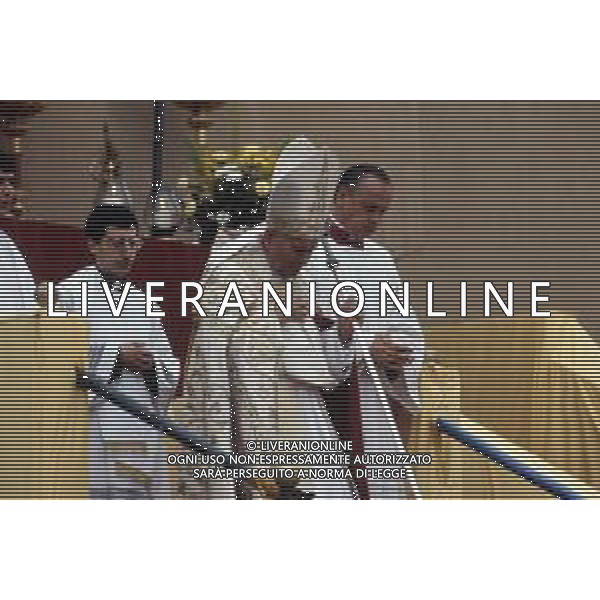 DIAP-15-17-06 1985 VENEZIA VISITA PASTORALE DEL PAPA GIOVANNI PAOLO II Karol Józef Wojtyła NELLA FOTO GIOVANNI PAOLO II Karol Józef Wojtyła A VENEZIA AG ALDO LIVERANI SAS
