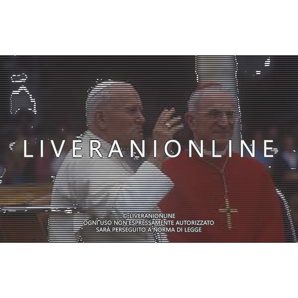 DIAP-15-17-06 1985 VENEZIA VISITA PASTORALE DEL PAPA GIOVANNI PAOLO II Karol Józef Wojtyła NELLA FOTO GIOVANNI PAOLO II Karol Józef Wojtyła A VENEZIA AG ALDO LIVERANI SAS