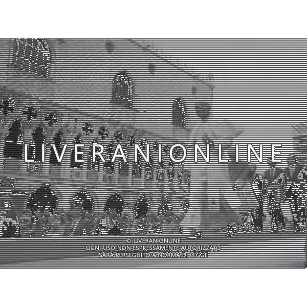 NEG-15-17-06 1985 VENEZIA VISITA PASTORALE DEL PAPA GIOVANNI PAOLO II Karol Józef Wojtyła NELLA FOTO GIOVANNI PAOLO II KAROL JOZEF WOJTYLA A VENEZIA AG ALDO LIVERANI SAS