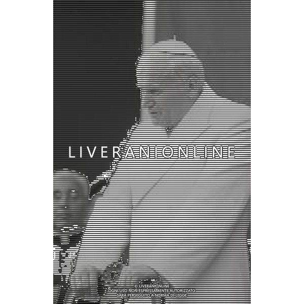 NEG-15-17-06 1985 VENEZIA VISITA PASTORALE DEL PAPA GIOVANNI PAOLO II Karol Józef Wojtyła NELLA FOTO GIOVANNI PAOLO II KAROL JOZEF WOJTYLA A VENEZIA AG ALDO LIVERANI SAS