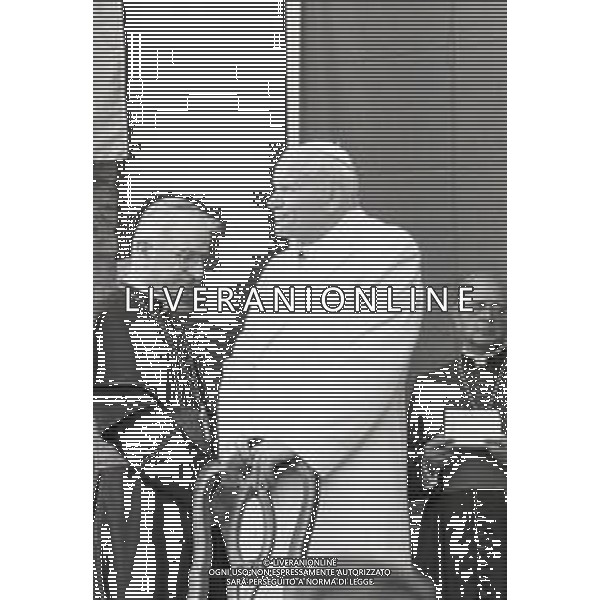 NEG-15-17-06 1985 VENEZIA VISITA PASTORALE DEL PAPA GIOVANNI PAOLO II Karol Józef Wojtyła NELLA FOTO GIOVANNI PAOLO II KAROL JOZEF WOJTYLA A VENEZIA AG ALDO LIVERANI SAS  