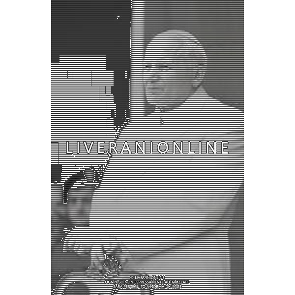 NEG-15-17-06 1985 VENEZIA VISITA PASTORALE DEL PAPA GIOVANNI PAOLO II Karol Józef Wojtyła NELLA FOTO GIOVANNI PAOLO II KAROL JOZEF WOJTYLA A VENEZIA AG ALDO LIVERANI SAS 