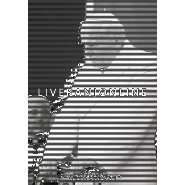 NEG-15-17-06 1985 VENEZIA VISITA PASTORALE DEL PAPA GIOVANNI PAOLO II Karol Józef Wojtyła NELLA FOTO GIOVANNI PAOLO II KAROL JOZEF WOJTYLA A VENEZIA AG ALDO LIVERANI SAS  