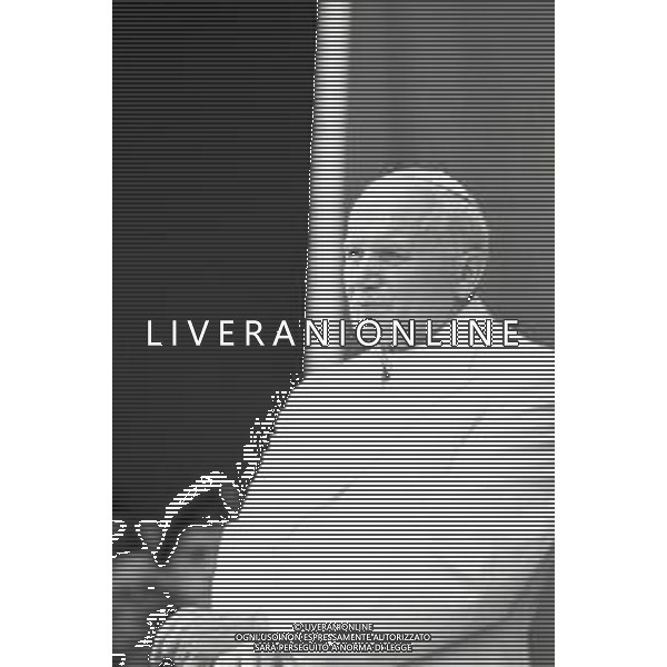 NEG-15-17-06 1985 VENEZIA VISITA PASTORALE DEL PAPA GIOVANNI PAOLO II Karol Józef Wojtyła NELLA FOTO GIOVANNI PAOLO II KAROL JOZEF WOJTYLA A VENEZIA AG ALDO LIVERANI SAS