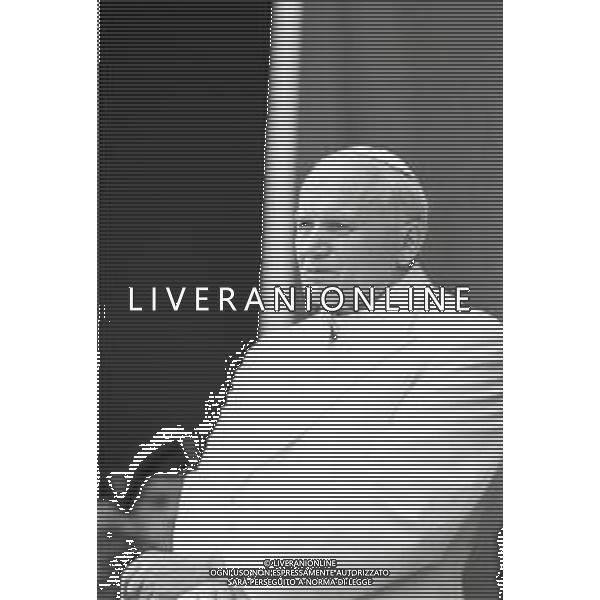 NEG-15-17-06 1985 VENEZIA VISITA PASTORALE DEL PAPA GIOVANNI PAOLO II Karol Józef Wojtyła NELLA FOTO GIOVANNI PAOLO II KAROL JOZEF WOJTYLA A VENEZIA AG ALDO LIVERANI SAS 