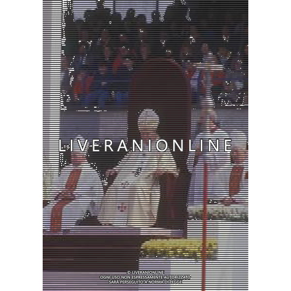 DIAP-16-17-04 1988 VERONA- VISITA PASTORALE DI GIOVANNI PAOLO II Karol Józef Wojtyła NELLA FOTO LA VISITA DI PAPA GIOVANNI II A VERONA AG ALDO LIVERANI SAS