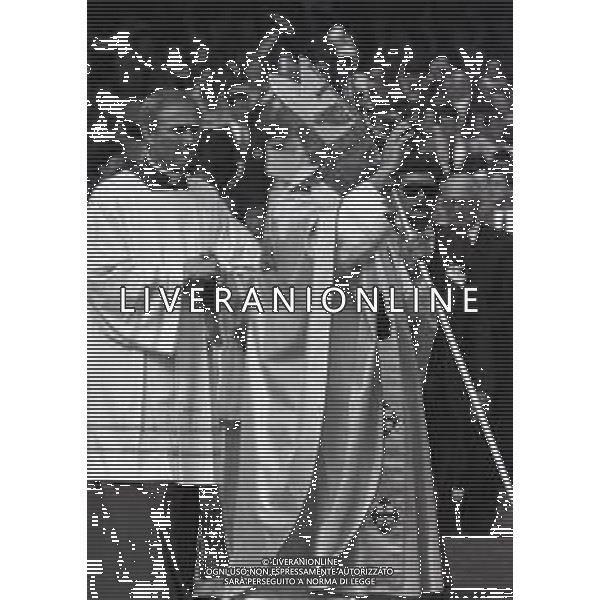NEG-RETROSPETTIVA PAPA GIOVANNI II -KAROL JOZEF WOJTYLA  NELLA FOTO PAPA GIOVANNI II -KAROL JOZEF WOJTYLA NELL\'ANNO 1988 A VERONA AG ALDO LIVERANI SAS  