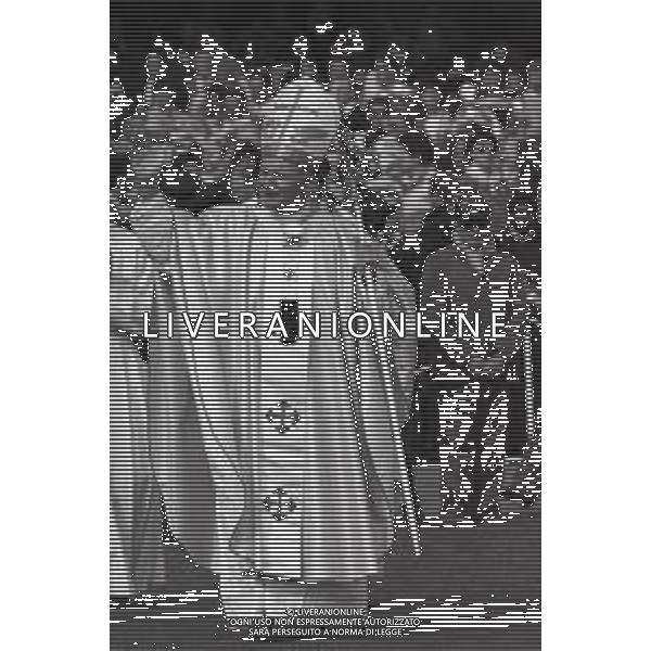 NEG-RETROSPETTIVA PAPA GIOVANNI II -KAROL JOZEF WOJTYLA  NELLA FOTO PAPA GIOVANNI II -KAROL JOZEF WOJTYLA NELL\'ANNO 1988 A VERONA AG ALDO LIVERANI SAS  