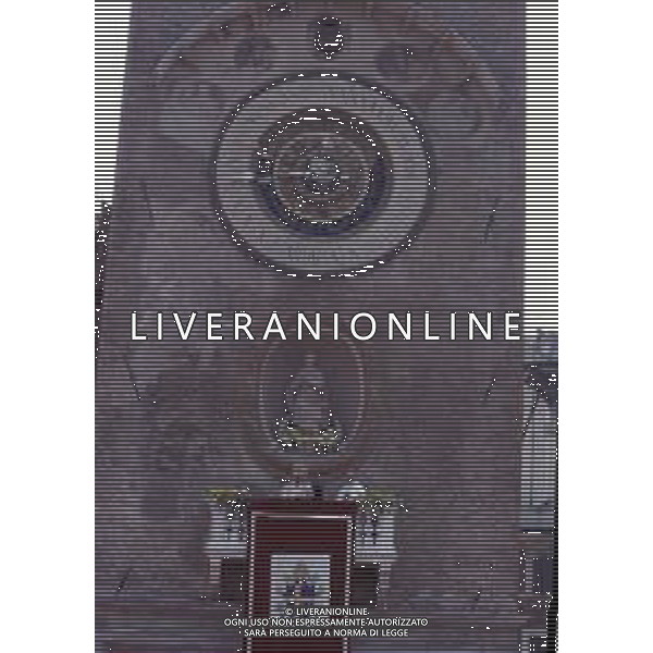 DIAP-RETROSPETTIVA PAPA GIOVANNI II -KAROL JOZEF WOJTYLA  NELLA FOTO PAPA GIOVANNI II -KAROL JOZEF WOJTYLA NELL\'ANNO 1991 A MANTOVA AG ALDO LIVERANI SAS 