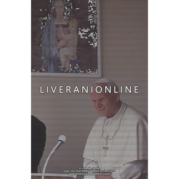 DIAP-RETROSPETTIVA PAPA GIOVANNI II -KAROL JOZEF WOJTYLA  NELLA FOTO PAPA GIOVANNI II -KAROL JOZEF WOJTYLA NELL\'ANNO 1992 A LORENZAGO DI CADORE AG ALDO LIVERANI SAS  