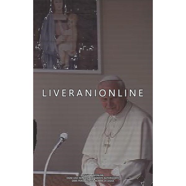 DIAP-RETROSPETTIVA PAPA GIOVANNI II -KAROL JOZEF WOJTYLA  NELLA FOTO PAPA GIOVANNI II -KAROL JOZEF WOJTYLA NELL\'ANNO 1992 A LORENZAGO DI CADORE AG ALDO LIVERANI SAS  