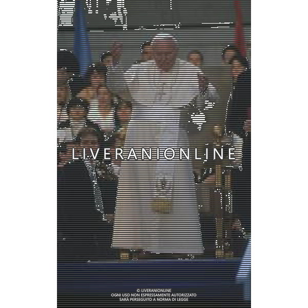 DIAP-RETROSPETTIVA PAPA GIOVANNI II -KAROL JOZEF WOJTYLA  NELLA FOTO PAPA GIOVANNI II -KAROL JOZEF WOJTYLA NELL\'ANNO 1998 AG ALDO LIVERANI SAS  