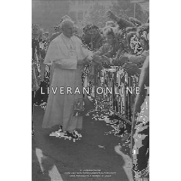 NEG-18-10-1986 FIRENZE -RETROSPETTIVA PAPA GIOVANNI II -KAROL JOZEF WOJTYLA  NELLA FOTO PAPA GIOVANNI II -KAROL JOZEF WOJTYLA A FIRENZE FIESOLE IL GIORNO 18-10-1986 AG ALDO LIVERANI SAS