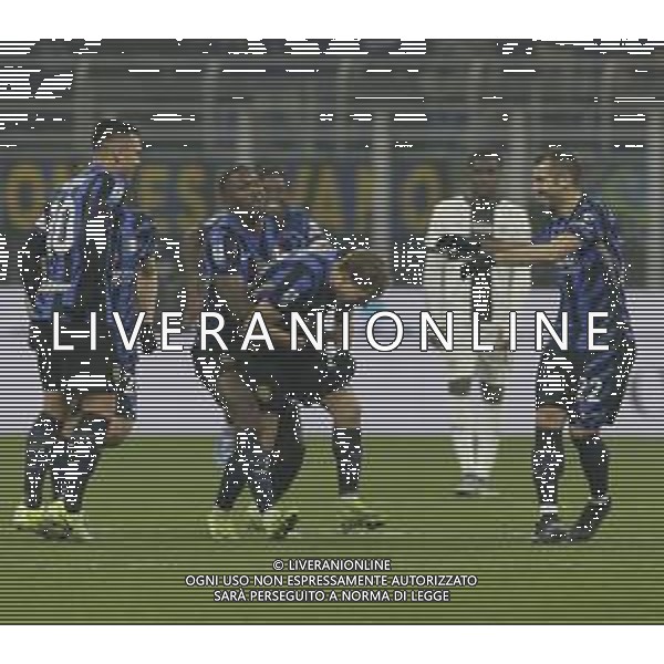 ESULTANZA DOPOGOL NICOLO\' BARELLA CON MARCUS THURAM E LAUTARO MARTINEZ - INTER - PARMA CAMPIONATO CALCIO SERIE A 06.12.2024 ©PAOLO GIAMPIETRI - AGENZIA ALDO LIVERANI SAS