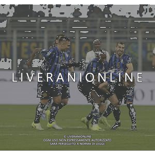 ESULTANZA DOPOGOL NICOLO\' BARELLA CON MARCUS THURAM E LAUTARO MARTINEZ - INTER - PARMA CAMPIONATO CALCIO SERIE A 06.12.2024 ©PAOLO GIAMPIETRI - AGENZIA ALDO LIVERANI SAS