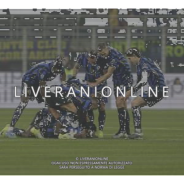 ESULTANZA DOPOGOL NICOLO\' BARELLA CON MARCUS THURAM E LAUTARO MARTINEZ E HAKAN CALHANOGLU - INTER - PARMA CAMPIONATO CALCIO SERIE A 06.12.2024 ©PAOLO GIAMPIETRI - AGENZIA ALDO LIVERANI SAS