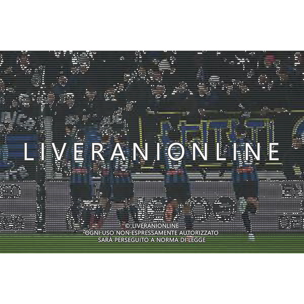 Atalanta vs Milan nella foto esultanza Atalanta dopo il gol dell\'1 a 0 Bergamo 06-12-2024 Gewiss Stadium Campionato Serie A Enilive - 15a giornata foto Roberto Garavaglia/Agenzia Aldo Liverani sas- AGENZIA ALDO LIVERANI SAS