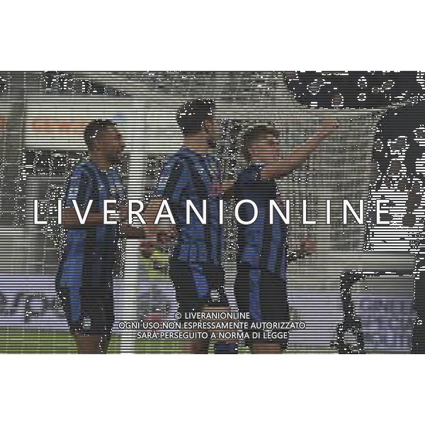 Charles De Ketelaere of Atalanta BC celebrates after scoring during Atalanta BC vs AC Milan, 15° Serie A Enilive 2024-25 game at Gewiss stadium in Bergamo (BG), Italy, on Dicember 06, 2024. (Photo by Davide Casentini)- AGENZIA ALDO LIVERANI SAS