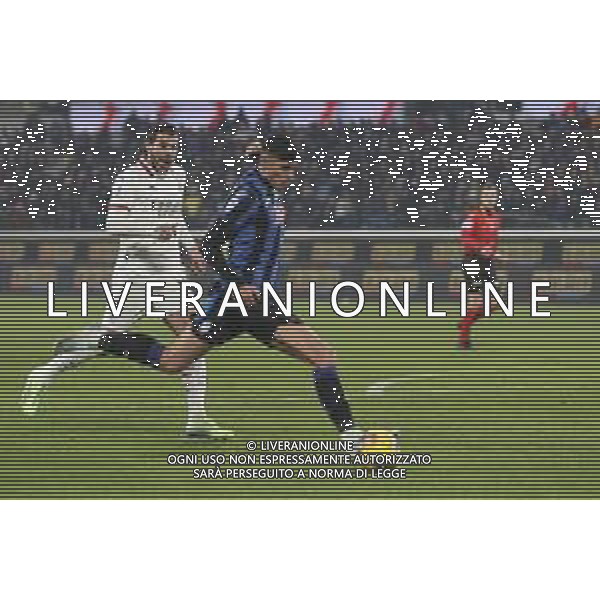 Raul Bellanova of Atalanta BC kick the ball during Atalanta BC vs AC Milan, 15° Serie A Enilive 2024-25 game at Gewiss stadium in Bergamo (BG), Italy, on Dicember 06, 2024. (Photo by Davide Casentini)- AGENZIA ALDO LIVERANI SAS