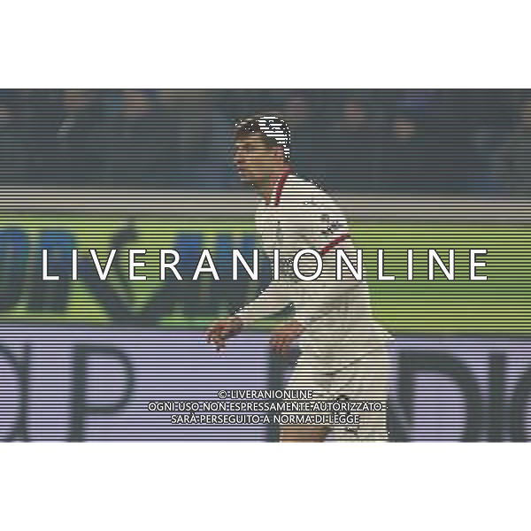 Matteo Gabbia of AC Milan during Atalanta BC vs AC Milan, 15° Serie A Enilive 2024-25 game at Gewiss stadium in Bergamo (BG), Italy, on Dicember 06, 2024. (Photo by Davide Casentini)- AGENZIA ALDO LIVERANI SAS