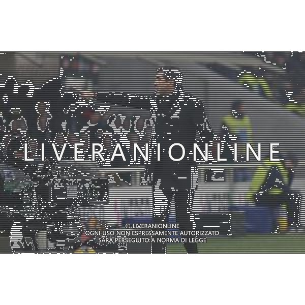 Paulo Fonseca Head Coach of AC Milan gestures during Atalanta BC vs AC Milan, 15° Serie A Enilive 2024-25 game at Gewiss stadium in Bergamo (BG), Italy, on Dicember 06, 2024. (Photo by Davide Casentini)- AGENZIA ALDO LIVERANI SAS