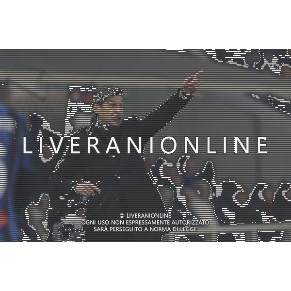 Paulo Fonseca Head Coach of AC Milan gestures during Atalanta BC vs AC Milan, 15° Serie A Enilive 2024-25 game at Gewiss stadium in Bergamo (BG), Italy, on Dicember 06, 2024. (Photo by Davide Casentini)- AGENZIA ALDO LIVERANI SAS