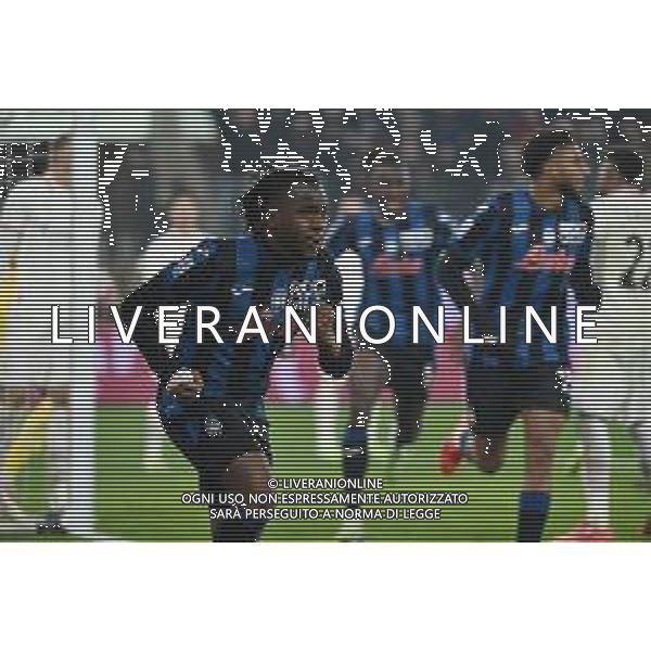 Atalanta vs Milan nella foto Ademola Lookman (Atalanta) esultanza dopo il gol del 2 a 1 Bergamo 06-12-2024 Gewiss Stadium Campionato Serie A Enilive - 15a giornata foto Roberto Garavaglia/Agenzia Aldo Liverani sas- AGENZIA ALDO LIVERANI SAS