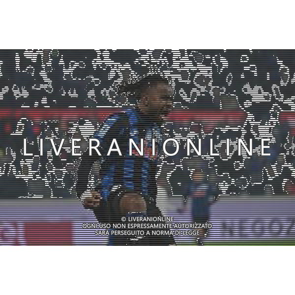 Atalanta vs Milan nella foto Ademola Lookman (Atalanta) esultanza dopo il gol del 2 a 1 Bergamo 06-12-2024 Gewiss Stadium Campionato Serie A Enilive - 15a giornata foto Roberto Garavaglia/Agenzia Aldo Liverani sas- AGENZIA ALDO LIVERANI SAS