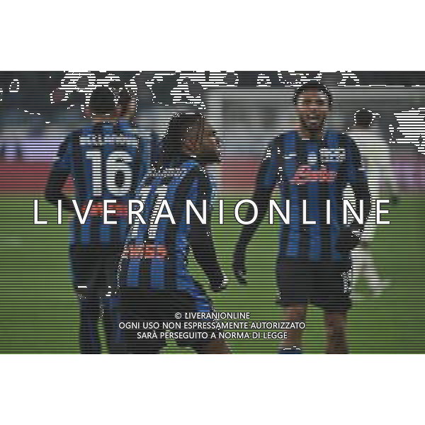 Atalanta vs Milan nella foto Ademola Lookman (Atalanta) esultanza dopo il gol del 2 a 1 Bergamo 06-12-2024 Gewiss Stadium Campionato Serie A Enilive - 15a giornata foto Roberto Garavaglia/Agenzia Aldo Liverani sas- AGENZIA ALDO LIVERANI SAS