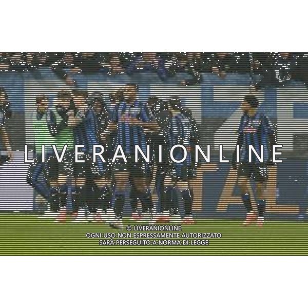 Ademola Lookman of Atalanta BC celebrates after scoring during Atalanta BC vs AC Milan, 15° Serie A Enilive 2024-25 game at Gewiss stadium in Bergamo (BG), Italy, on Dicember 06, 2024. (Photo by Davide Casentini)- AGENZIA ALDO LIVERANI SAS