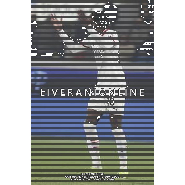 Tammy Abraham of AC Milan expresses disappointment during Atalanta BC vs AC Milan, 15° Serie A Enilive 2024-25 game at Gewiss stadium in Bergamo (BG), Italy, on Dicember 06, 2024. (Photo by Davide Casentini)- AGENZIA ALDO LIVERANI SAS