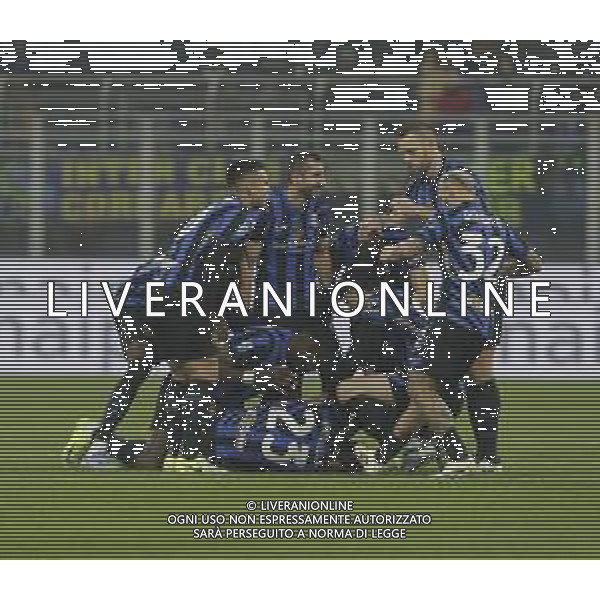 ESULTANZA DOPOGOL NICOLO\' BARELLA -INTER - PARMA CAMPIONATO CALCIO SERIE A 06.12.2024 ©PAOLO GIAMPIETRI - AGENZIA ALDO LIVERANI SAS