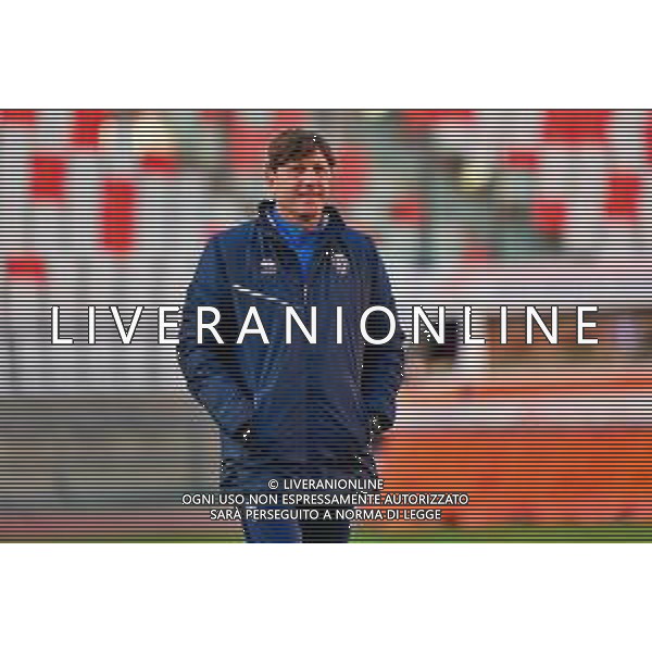 December 07, 2024 Bari, Italy - SSC Bari vs Cesena FC - Italian soccer serie B 2024/25 - San Nicola Stadium. In the pic: coach Michele Mignani of Cesena FC ©Emmanuele Mastrodonato - AGENZIA ALDO LIVERANI SAS