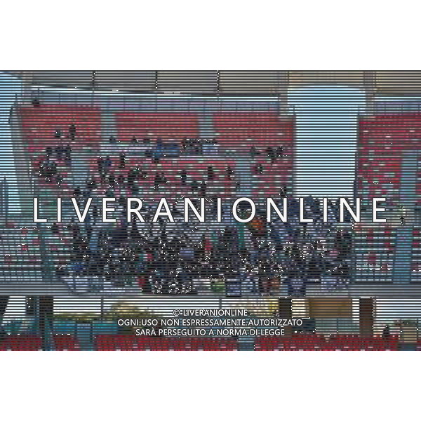 December 07, 2024 Bari, Italy - SSC Bari vs Cesena FC - Italian soccer serie B 2024/25 - San Nicola Stadium. In the pic: Supporters of Cesena FC - TIFOSI ©Emmanuele Mastrodonato - AGENZIA ALDO LIVERANI SAS