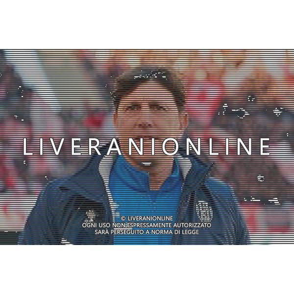 December 07, 2024 Bari, Italy - SSC Bari vs Cesena FC - Italian soccer serie B 2024/25 - San Nicola Stadium. In the pic: coach Michele Mignani of Cesena FC ©Emmanuele Mastrodonato - AGENZIA ALDO LIVERANI SAS