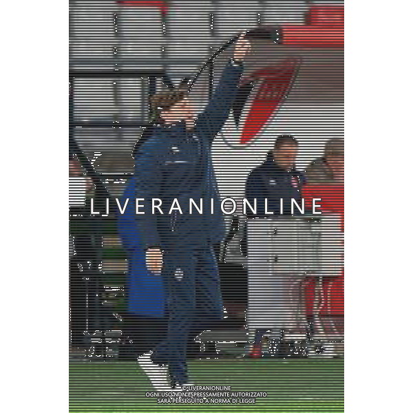 December 07, 2024 Bari, Italy - SSC Bari vs Cesena FC - Italian soccer serie B 2024/25 - San Nicola Stadium. In the pic: coach Michele Mignani of Cesena FC- ©Emmanuele Mastrodonato - AGENZIA ALDO LIVERANI SAS