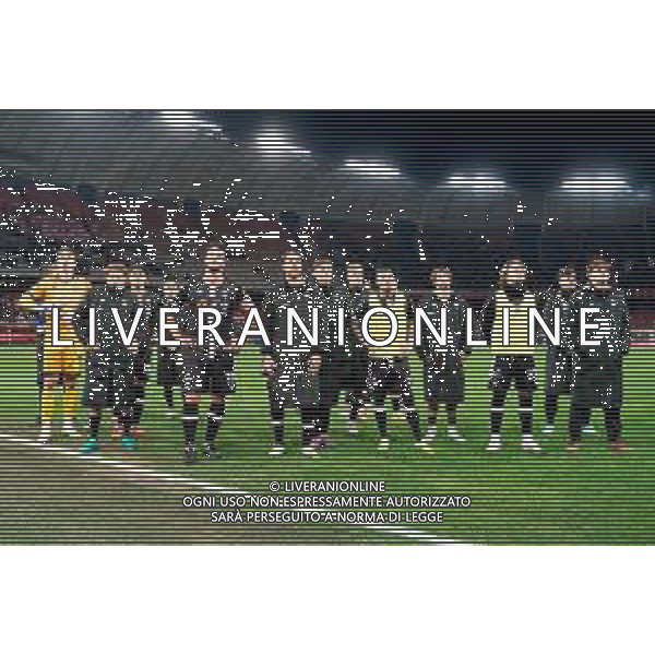 December 07, 2024 Bari, Italy - SSC Bari vs Cesena FC - Italian soccer serie B 2024/25 - San Nicola Stadium. In the pic: the Cesena FC players disappointed- ©Emmanuele Mastrodonato - AGENZIA ALDO LIVERANI SAS