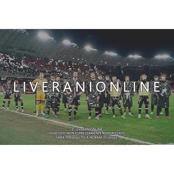 December 07, 2024 Bari, Italy - SSC Bari vs Cesena FC - Italian soccer serie B 2024/25 - San Nicola Stadium. In the pic: the Cesena FC players disappointed- ©Emmanuele Mastrodonato - AGENZIA ALDO LIVERANI SAS