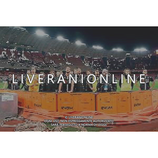 December 07, 2024 Bari, Italy - SSC Bari vs Cesena FC - Italian soccer serie B 2024/25 - San Nicola Stadium. In the pic: the Cesena FC players disappointed- ©Emmanuele Mastrodonato - AGENZIA ALDO LIVERANI SAS