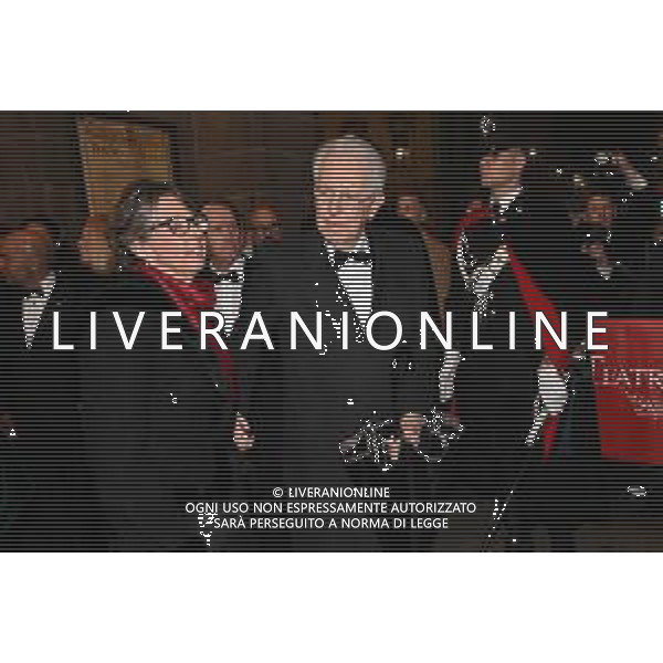 TVRG Prima alla Scala nella foto Mario Monti Milano 07-12-2024 Ingressi per la Prima del Teatro alla Scala foto Roberto Garavaglia/Agenzia Aldo Liverani sas