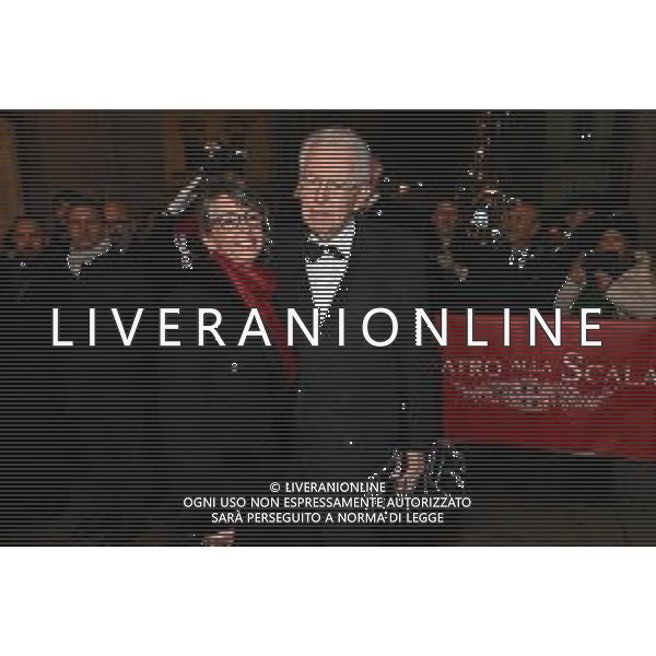 TVRG Prima alla Scala nella foto Mario Monti Milano 07-12-2024 Ingressi per la Prima del Teatro alla Scala foto Roberto Garavaglia/Agenzia Aldo Liverani sas