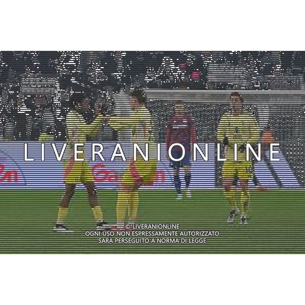 Torino 07.12.2024 Allianz Stadium @Manuela Viganti /Ag. Aldo Liverani sas Juventus vs Bologna Campionato Calcio Serie A Enilive 2024/2025 15a giornata Nella foto: esultanza juventus dopo il gol di samuel mbangula ©Viganti - AGENZIA ALDO LIVERANI SAS