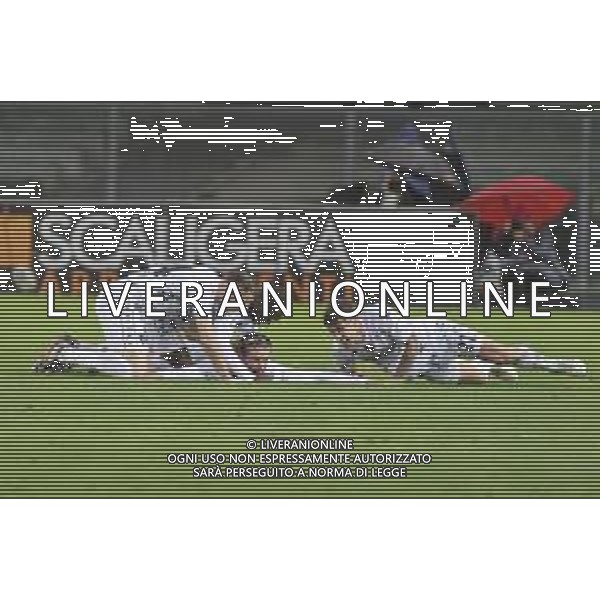 Lorenzo Colombo of Empoli FC celebrates after scoring during Hellas Verona FC vs Empoli FC, 15° Serie A Enilive 2024-25 game at Marcantonio Bentegodi stadium in Verona (VR), Italy, on Dicember 08, 2024. (Photo by Davide Casentini) - AGENZIA ALDO LIVERANI SAS
