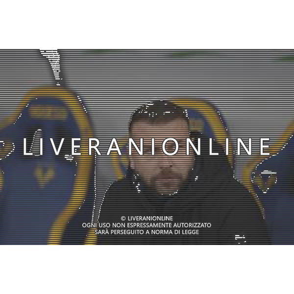 Paolo Zanetti Head Coach of Hellas Verona FC during Hellas Verona FC vs Empoli FC, 15° Serie A Enilive 2024-25 game at Marcantonio Bentegodi stadium in Verona (VR), Italy, on Dicember 08, 2024. (Photo by Davide Casentini)- AGENZIA ALDO LIVERANI SAS