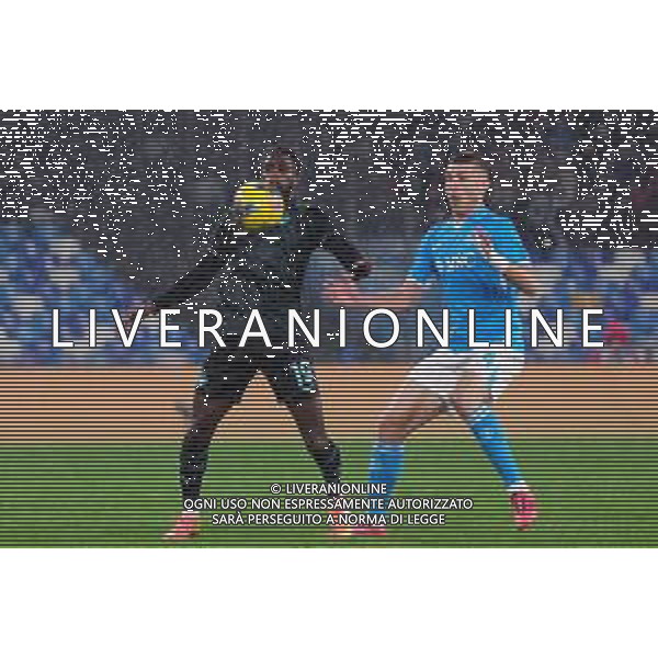 Napoli, Lazio Nella foto: Boulaye Dia, Alessando Buongiorno Foto Mosca, Ag.Liverani -NAPOLI - LAZIO CAMPIONATO CALCIO SERIE A 08.12.2024 ©MOSCA - AGENZIA ALDO LIVERANI SAS