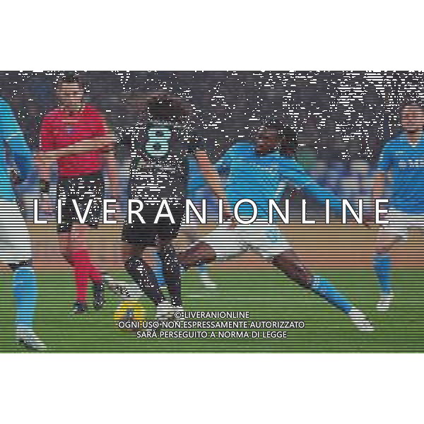 Napoli, Lazio Nella foto: Frank Anguissa, Matteo Guendouzi Foto Mosca, Ag.Liverani -NAPOLI - LAZIO CAMPIONATO CALCIO SERIE A 08.12.2024 ©MOSCA - AGENZIA ALDO LIVERANI SAS