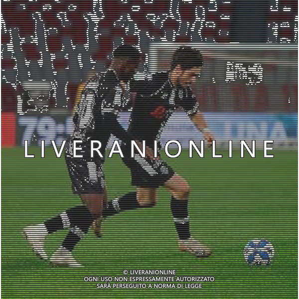 EMTV-December 07, 2024 Bari, Italy - SSC Bari vs Cesena FC - Italian soccer serie B 2024/25 - San Nicola Stadium. In the pic: Cristian Shpendi of Cesena FC and Augustus Kargbo of Cesena FC FOTO EMMANUELE MASTRODONATO-AG ALDO LIVERANI SAS