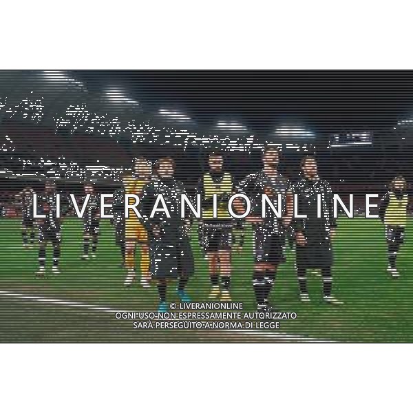 EMTV-December 07, 2024 Bari, Italy - SSC Bari vs Cesena FC - Italian soccer serie B 2024/25 - San Nicola Stadium. In the pic: the Cesena FC players disappointed FOTO EMMANUELE MASTRODONATO-AG ALDO LIVERANI SAS