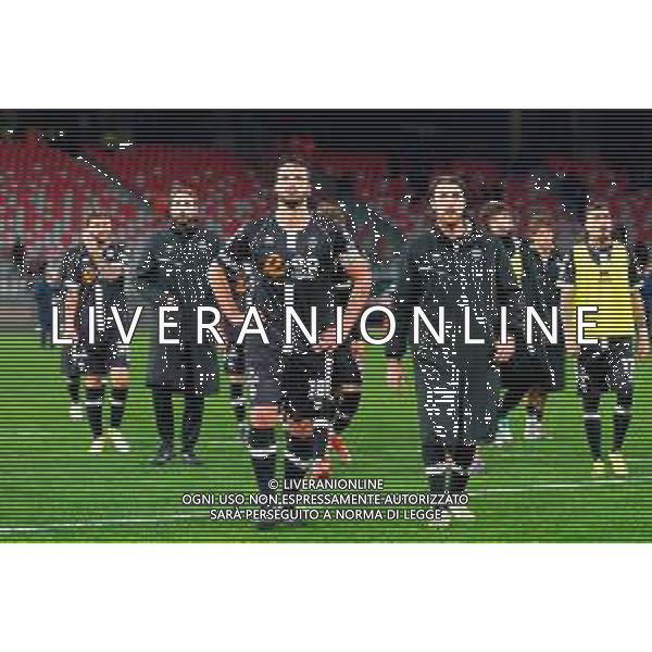 EMTV-December 07, 2024 Bari, Italy - SSC Bari vs Cesena FC - Italian soccer serie B 2024/25 - San Nicola Stadium. In the pic: the Cesena FC players disappointed FOTO EMMANUELE MASTRODONATO-AG ALDO LIVERANI SAS